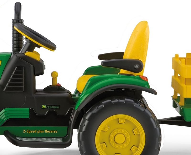 Детский электромобиль трактор с прицепом PEG-PEREGO John Deere Ground Force Детский электромобиль трактор с прицепом PEG-PEREGO John Deere Ground Force